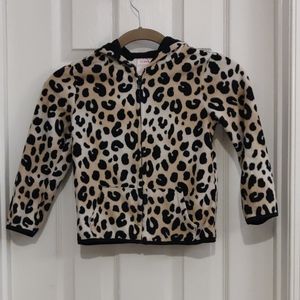 Garanimals 5T girl's leopard print hooded jacket